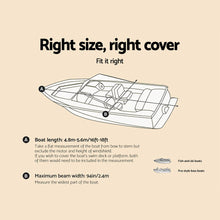 Load image into Gallery viewer, 16 - 18.5 foot Waterproof Boat Cover - Grey
