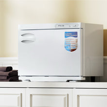 Load image into Gallery viewer, Devanti 23L Towel Warmer UV Sterilizer Heater Cabinet Beauty SPA Salon White
