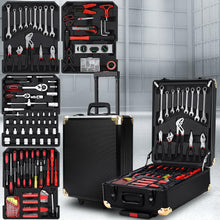 Load image into Gallery viewer, 816pcs Tool Kit Trolley Case Mechanics Box Toolbox Portable DIY Set BK
