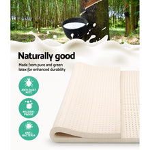 Load image into Gallery viewer, Giselle Bedding Pure Natural Latex Mattress Topper 7 Zone 5cm Double
