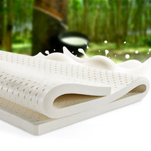 Load image into Gallery viewer, Giselle Bedding Pure Natural Latex Mattress Topper 7 Zone 5cm Double
