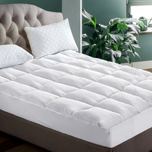 Load image into Gallery viewer, Giselle King Mattress Topper Pillowtop 1000GSM Microfibre Filling Protector

