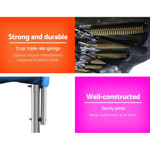 Load image into Gallery viewer, 12FT Trampoline Round Trampolines Kids Safety Net Enclosure Pad Outdoor Gift Multi-coloured
