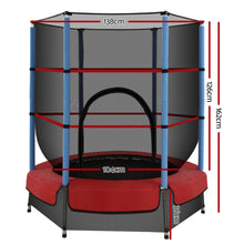 Load image into Gallery viewer, Everfit 4.5FT Trampoline Round Trampolines Kids Enclosure Outdoor Indoor Gift
