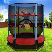 Load image into Gallery viewer, Everfit 4.5FT Trampoline Round Trampolines Kids Enclosure Outdoor Indoor Gift

