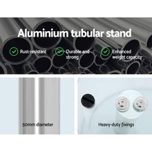 Load image into Gallery viewer, Oval Tempered Glass 2 Tier Coffee Table
