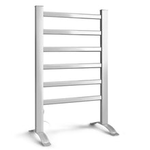 Load image into Gallery viewer, Devanti Electric Heated Towel Rail Rack Rails Freestanding 6 Bars
