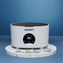 Load image into Gallery viewer, Devanti 600ml Ultrasonic Cleaner Timer Jewellery Glasses Cleaning Machine Degas
