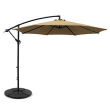 Load image into Gallery viewer, Instahut 3M Umbrella with 48x48cm Base Outdoor Umbrellas Cantilever Sun Beach Garden Patio Beige
