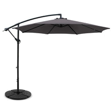 Load image into Gallery viewer, Instahut 3M Umbrella with 48x48cm Base Outdoor Umbrellas Cantilever Sun Beach Garden Patio Charcoal
