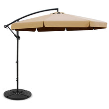 Load image into Gallery viewer, Instahut 3M Umbrella with 48x48cm Base Outdoor Umbrellas Cantilever Sun Beach UV Beige
