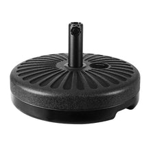 Load image into Gallery viewer, Instahut Outdoor Umbrella 2.7M with Base Pole Umbrellas Garden Stand Deck Black
