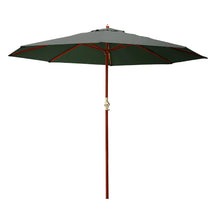 Load image into Gallery viewer, Instahut Outdoor Umbrella 3M Pole Umbrellas Stand Sun Beach Garden Deck Charcoal
