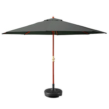 Load image into Gallery viewer, Instahut Outdoor Umbrella Pole Umbrellas 3M W/ Base Garden Stand Deck Charcoal
