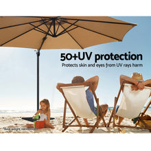 Load image into Gallery viewer, Instahut Roma Outdoor Umbrella - Beige
