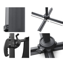 Load image into Gallery viewer, Instahut Roma Outdoor Umbrella - Black

