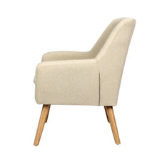 Load image into Gallery viewer, Artiss Fabric Dining Armchair - Beige
