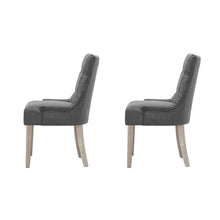 Load image into Gallery viewer, Artiss Set of 2 Dining Chair CAYES French Provincial Chairs Wooden Fabric Retro Cafe
