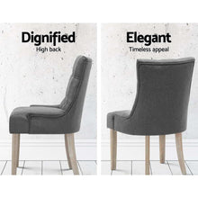 Load image into Gallery viewer, Artiss Set of 2 Dining Chair CAYES French Provincial Chairs Wooden Fabric Retro Cafe
