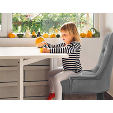 Load image into Gallery viewer, Artiss Set of 2 Dining Chairs French Provincial Retro Chair Wooden Velvet Fabric Grey
