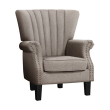 Load image into Gallery viewer, Artiss Armchair Lounge Chair Accent Chairs Armchairs Fabric Single Sofa Beige
