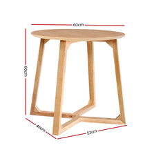 Load image into Gallery viewer, Durable Round Wooden Beige Coffee Table
