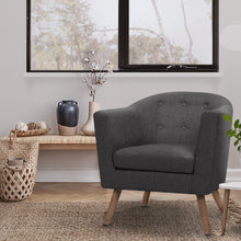 Load image into Gallery viewer, Artiss ADORA Armchair Tub Chair Single Accent Armchairs Sofa Lounge Fabric Grey
