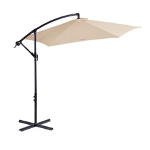 Load image into Gallery viewer, Milano 3M Outdoor Umbrella Cantilever With Protective Cover Patio Garden Shade - Beige

