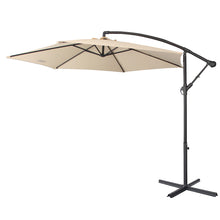 Load image into Gallery viewer, Milano 3M Outdoor Umbrella Cantilever With Protective Cover Patio Garden Shade - Beige
