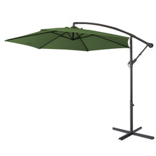 Load image into Gallery viewer, Milano 3M Outdoor Umbrella Cantilever With Protective Cover Patio Garden Shade - Green
