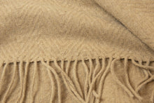 Load image into Gallery viewer, Hampton Throw - Merino Wool Blend - Camel
