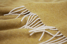 Load image into Gallery viewer, Hampton Throw - Merino Wool Blend - Ochre
