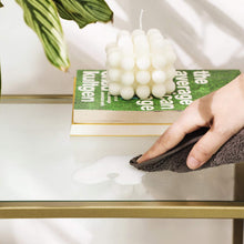 Load image into Gallery viewer, Console Table Metal Frame with 2 Shelves Adjustable Feet
