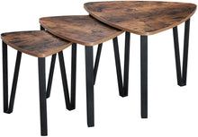 Load image into Gallery viewer, Vintage Nesting Coffee Table Set of 3
