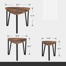 Load image into Gallery viewer, Vintage Nesting Coffee Table Set of 3
