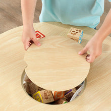 Load image into Gallery viewer, Round Table and 2 Chair Set for children (White Natural)
