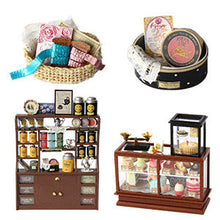 Load image into Gallery viewer, Dollhouse Miniature with Furniture Kit Plus Dust Proof and Music Movement - Rosa Garden Tea
