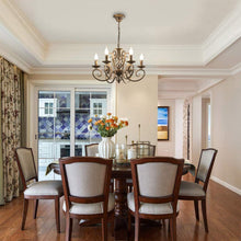 Load image into Gallery viewer, French Country Chandelier, 6 Lights, Rustic

