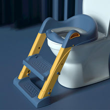 Load image into Gallery viewer, Potty Training Seat Step, Stool Ladder, Kids Boys Girls (Yellow)
