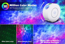 Load image into Gallery viewer, Star Projector Galaxy Light Bedroom connected with Alexa and Google Home
