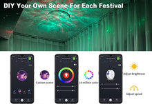 Load image into Gallery viewer, Star Projector Galaxy Light Bedroom connected with Alexa and Google Home
