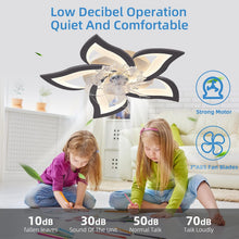 Load image into Gallery viewer, Low Ceiling Light Fan, Low Profile, 6 Wind Speed, 3 Colors (69 cm)
