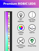 Load image into Gallery viewer, RGB LED Floor Lamp, Smart Modern, Stand Light
