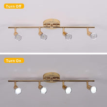 Load image into Gallery viewer, Modern 4-Light Track Lighting Kit LED (Gold)
