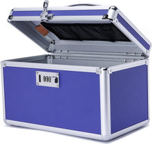 Load image into Gallery viewer, Locking Combination Medicine Box (Blue/Medium)
