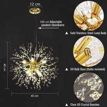 Load image into Gallery viewer, Modern Crystal Chandelier Firework, 8 Lights
