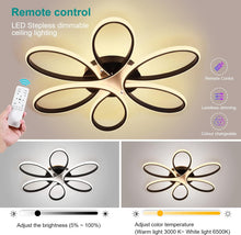 Load image into Gallery viewer, Modern LED Chandelier Light Fixture Dimmable Remote (75 cm)

