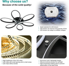 Load image into Gallery viewer, Modern LED Chandelier Light Fixture Dimmable Remote (75 cm)
