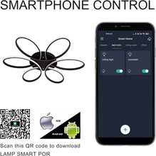 Load image into Gallery viewer, Modern LED Chandelier Light Fixture Dimmable Remote (75 cm)
