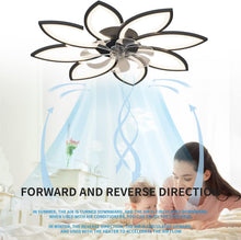 Load image into Gallery viewer, Modern Ceiling Light Fan, Low Profile, 6 Wind Speed, 3 Color (90cm, Black)
